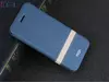 Чехол книжка для Huawei Y9 2019 Mofi Vintage Blue (Синий)