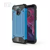 Чехол бампер для Motorola Moto G6 Plus Rugged Hybrid Tough Armor Baby Blue (Голубой)