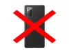 Чехол бампер для Samsung Galaxy Note 20 Samsung Leather Back Cover Black (Черный)