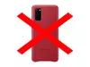 Чехол бампер для Samsung Galaxy S20 Samsung Leather Back Cover Red (Красный)