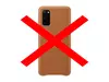 Чехол бампер для Samsung Galaxy S20 Samsung Leather Back Cover Brown (Коричневый)