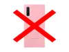 Чехол бампер для Samsung Galaxy Note 10 Samsung Silicone Cover Pink (Розовый)