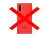 Чехол бампер для Samsung Galaxy Note 10 Samsung Silicone Cover Red (Красный)