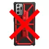 Чехол бампер для Samsung Galaxy Note 20 Ultra Urban Armor Gear Monarch Crimson Red (Ядовито Красный)