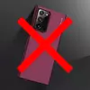 Чехол бампер для Samsung Galaxy Note 20 Ultra X-level Matte Vine Red (Красное Вино)