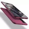 Чехол бампер для OnePlus Nord X-level Matte Vine Red (Красное Вино)