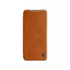Чехол книжка для Xiaomi Mi10 Lite Nillkin Qin Brown (Коричневый)