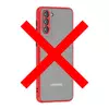 Чехол бампер для Samsung Galaxy S21 FE Anomaly Fresh Line Red (Красный)