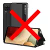 Чехол книжка для Samsung Galaxy A22 Anomaly Smart Window Black (Черный)