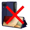 Чехол книжка для Samsung Galaxy A22 Anomaly Smart Window Blue (Синий)