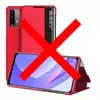 Чехол книжка для Xiaomi Mi 11 Lite Anomaly Smart Window Red (Красный)
