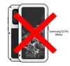 Чехол бампер для Samsung Galaxy S21 FE Love Mei PowerFull White (Белый)