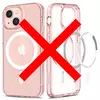 Чехол бампер для iPhone 13 Spigen Ultra Hybrid MagSafe Compatible Rose Crystal (Розовый Кристальный) ACS03530