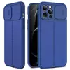 Чехол бампер для iPhone 13 Anomaly Leather Fit Pro (Шторка На Камеру) Blue (Синий) Чехол бампер для iPhone 13 Anomaly Leather Fit Pro (Шторка На Камеру) Blue (Синий)
