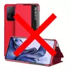 Чехол книжка для Xiaomi 11T Anomaly Smart Window Red (Красный)