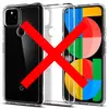 Чехол бампер для Google Pixel 5a 5G Spigen Ultra Hybrid Crystal Clear (Прозрачный) ACS02909