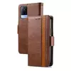 Чохол книжка для Oppo A94 / Reno 5 Lite Anomaly Business Wallet Brown (Коричневий)