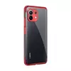 Чохол бампер для Xiaomi 11 Lite 5G NE / Mi 11 Lite Anomaly Color Plating Red (Червоний)