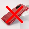 Чехол бампер для Sony Xperia 5 III Anomaly Crocodile Style Red (Красный)