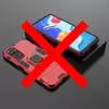 Чехол бампер для Xiaomi Redmi Note 11 Pro Plus 5G Anomaly Defender S (с кольцом-держателем) Red (Красный)