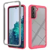 Протиударний чохол бампер для Samsung Galaxy S21 FE Anomaly Hybrid 360 Pink / Grey (Рожевий / Сірий)
