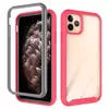 Противоударный чехол бампер для Vivo Y02 Anomaly Hybrid 360 Pink / Grey (Розовый / Серый)
