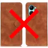 Чехол книжка для Realme 10s Anomaly Leather Book Brown (Коричневый)
