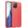 Чехол бампер для Vivo Y02 Anomaly Leather Fit Red (Красный)