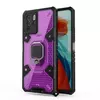 Чехол бампер для Vivo Y02 Anomaly Ring Hybrid Purple (Пурпурный)