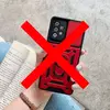 Противоударный чехол бампер для Samsung Galaxy M33 Anomaly CamShield S (шторка на камеру + подставка) Red (Красный)