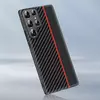 Чехол бампер для vivo V25 Pro Anomaly Carbon Line Red (Красный)
