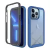 Протиударний чохол бампер для iPhone 14 Pro Max Anomaly Hybrid 360 Black / Blue (Чорний / Синій)