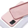 Чехол бампер для Vivo Y02s Anomaly Silicone (с микрофиброй) Sand Pink (Песочный Розовый)
