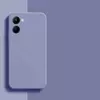 Чехол бампер для Vivo Y02s Anomaly Silicone (с микрофиброй) Purple (Пурпурный)