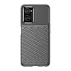Противоударный чехол бампер для Vivo Y02s Anomaly Thunder Black (Черный)