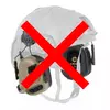 Активні навушники шумоподавлюючі EARMOR M31H COYOTE КОЙОТ ORIGINAL тактичні з кріпленням для шолома FAST