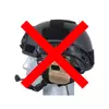 Оригинальные активные наушники EARMOR M32H на шлем fast крепление ARC с микрофоном Coyote Brown (Койот)