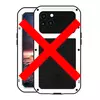 Противоударный чехол бампер для iPhone 14 Plus Love Mei PowerFull (Со стеклом) White (Белый)