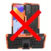 Противоударный чехол бампер для Xiaomi Redmi Note 11 Pro Plus 5G Nevellya Case (встроенная подставка) Orange (Оранжевый)