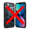 Противоударный чехол бампер Ringke Fusion-X для iPhone 14 Plus Camo / Black (Камуфляж / Черный)