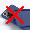 Чехол бампер для Motorola Moto G71 5G Anomaly Silicone (с микрофиброй) Blue (Синий)