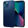 Противоударный чехол бампер Spigen Thin Fit для iPhone 14 Navy Blue (Темно Синий) ACS04790