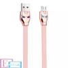 Кабель для заряджання та передачі даних Hoco U14 Steel Man USB Micro Рожеве золото Кабель для заряджання та передачі даних Hoco U14 Steel Man USB Micro Рожеве золото