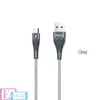 Кабель для зарядки и передачи данных Hoco U32 Unswerving Micro-USB Gray (Серый)