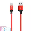Кабель для заряджання та передачі даних Hoco X14 Times Speed Micro-USB 1 м Red (Червоний) Кабель для заряджання та передачі даних Hoco X14 Times Speed Micro-USB 1 м Red (Червоний)