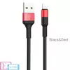 Кабель для зарядки и передачи данных Hoco X26 Xpress USB to Lightning Black/Red (Черный/Красный) Кабель для зарядки и передачи данных Hoco X26 Xpress USB to Lightning Black/Red (Черный/Красный)