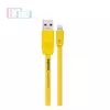 Кабель для заряджання та передачі даних Remax Full Speed Lightning 2 м для планшетів та смартфонів Yellow (Жовтий) RC-001i Кабель для заряджання та передачі даних Remax Full Speed Lightning 2 м для планшетів та смартфонів Yellow (Жовтий) RC-001i