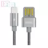Кабель для зарядки и передачи данных Remax Metal Serpent Lightning Cable Silver (Серий) RC-080i Кабель для зарядки и передачи данных Remax Metal Serpent Lightning Cable Silver (Серий) RC-080i