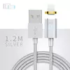 Магнітний кабель для заряджання смартфона Hoco U16 Magnetic Absorption Lightning to USB Магнітний кабель для заряджання смартфона Hoco U16 Magnetic Absorption Lightning to USB