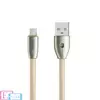 Кабель для заряджання та передачі даних Remax Knight Micro USB 1m Gold (Золото) RC-043m Кабель для заряджання та передачі даних Remax Knight Micro USB 1m Gold (Золото) RC-043m
